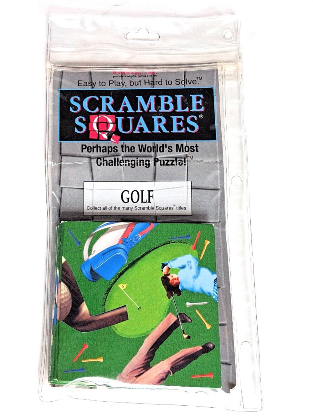 Scramble Squares Golf Puzzle 9 Piece, 1990's b. dazzle